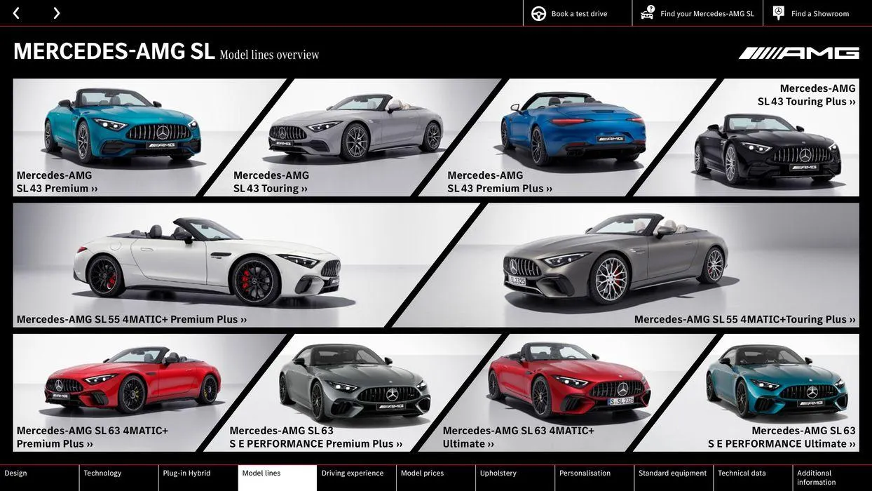 Mercedes-AMG SL from 24 August to 24 August 2025 - Catalogue Page 20
