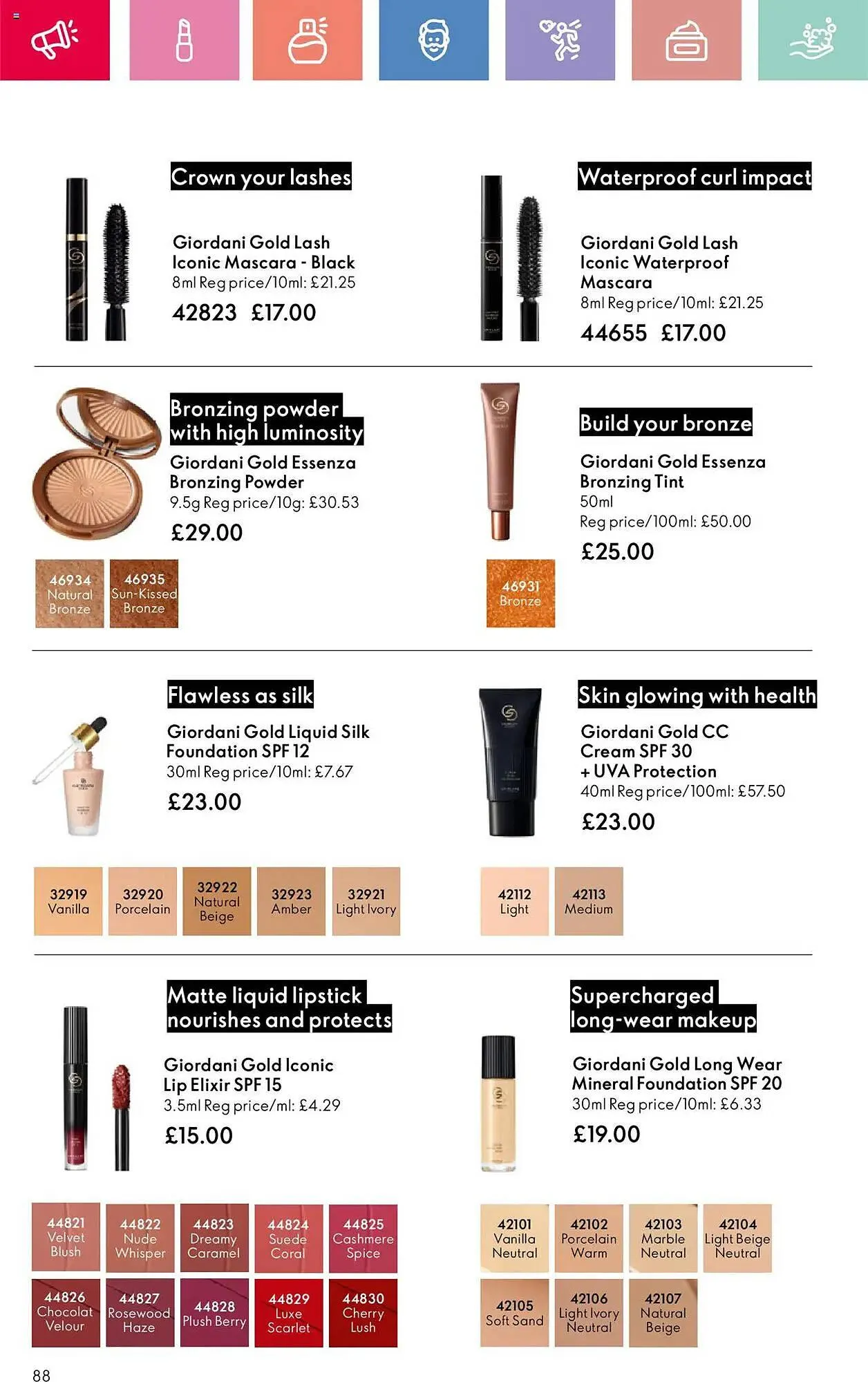 Oriflame leaflet from 31 July to 20 August 2025 - Catalogue Page 88