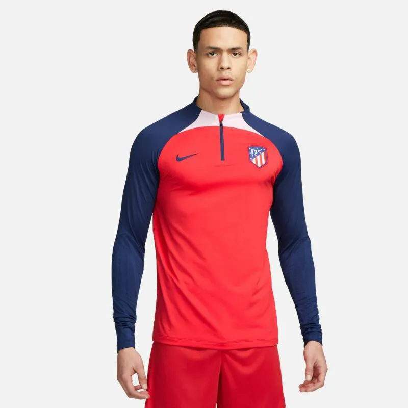 Nike Atletico Madrid Dri-Fit Strike L/S 1/4 Zip Drill Top - Red 2023-2024