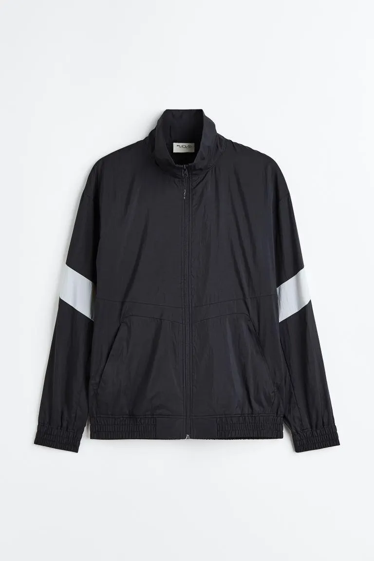 Water-repellent track jacket