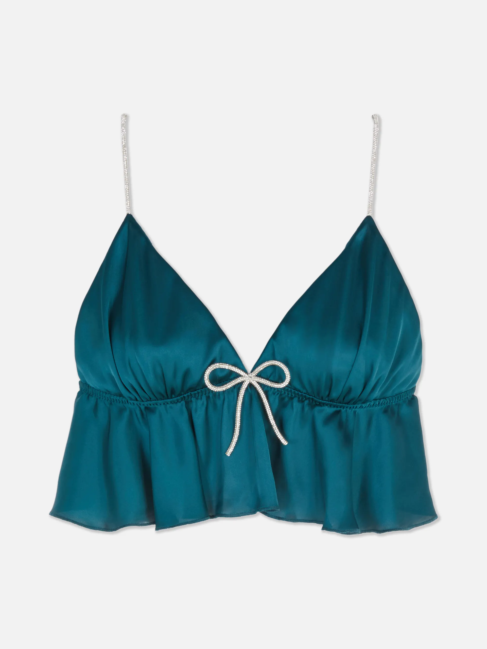 Sutiã bralette esvoaçante detalhe brilhante