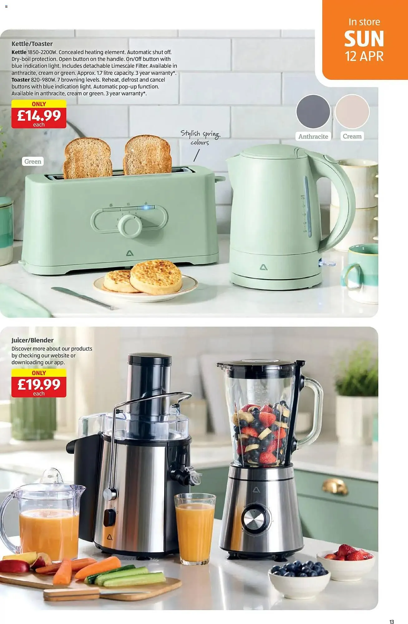 Aldi leaflet from 9 April to 12 April 2026 - Catalogue Page 13
