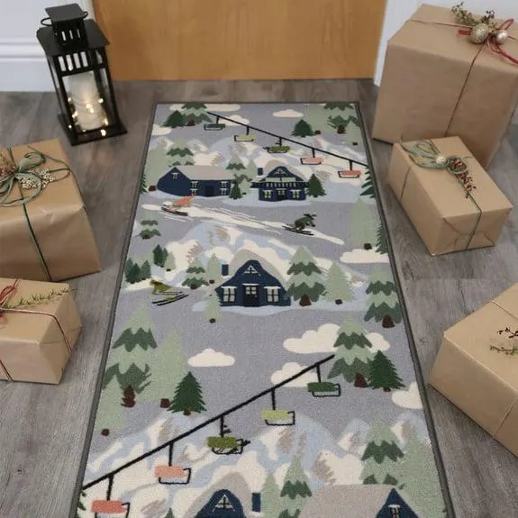 Christmas Ski Slope Runner