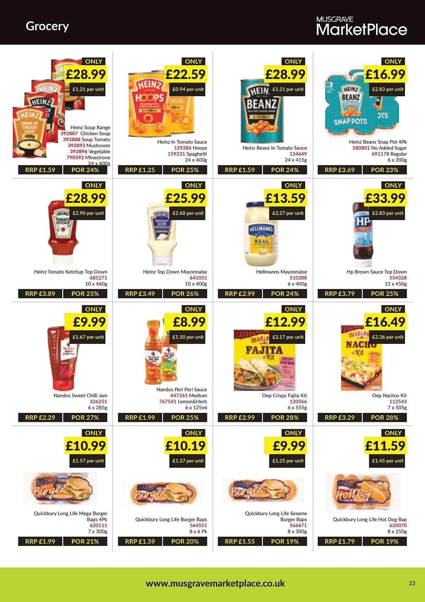 Musgrave MarketPlace leaflet from 14 July to 3 August 2025 - Catalogue Page 23