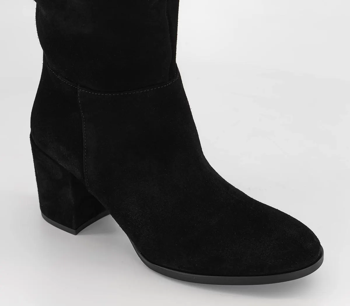 Kaley Round Toe Block Heel Boots