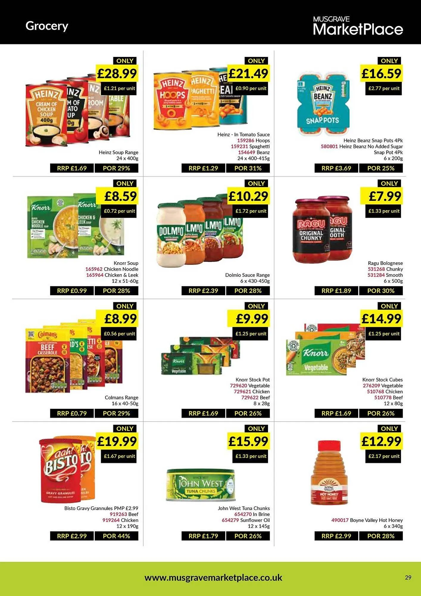 Musgrave MarketPlace leaflet from 12 May to 1 June 2025 - Catalogue Page 29