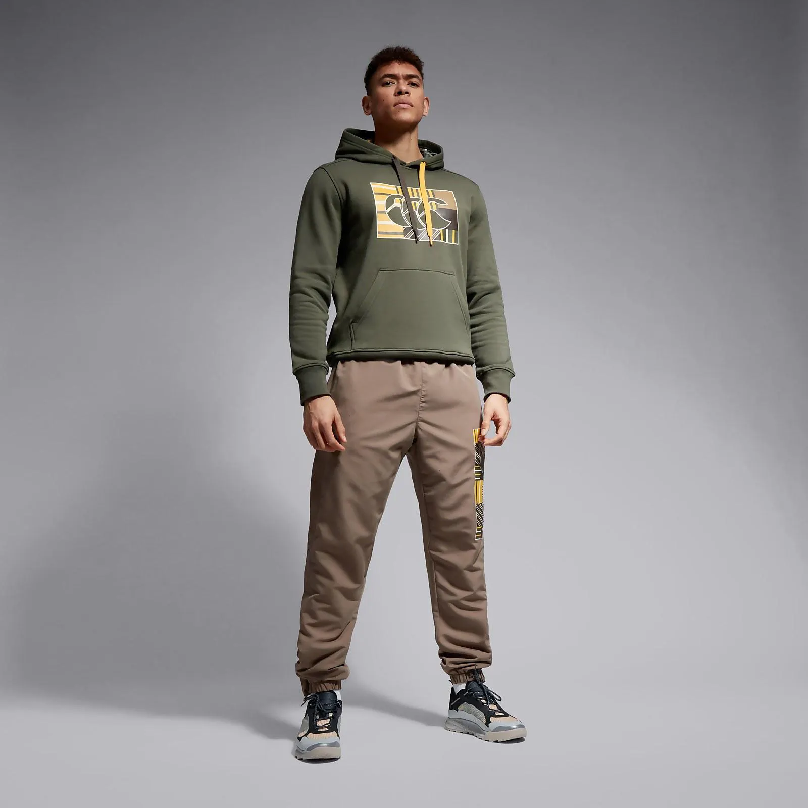 MENS UGLIES TAPERED CUFF STADIUM PANT BROWN