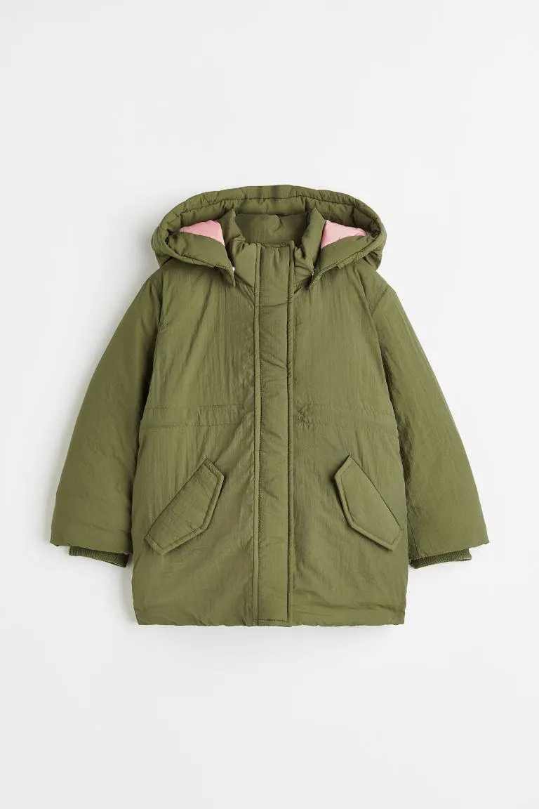Padded nylon parka