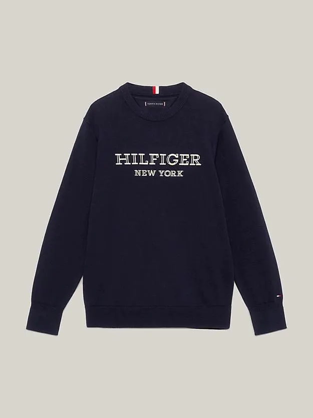 Hilfiger Monotype Embroidery Logo Jumper
