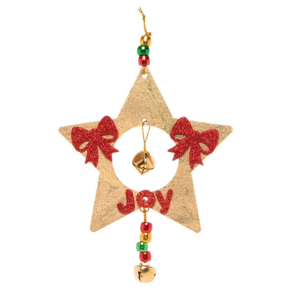 Star Wooden Bell Decoration Kits