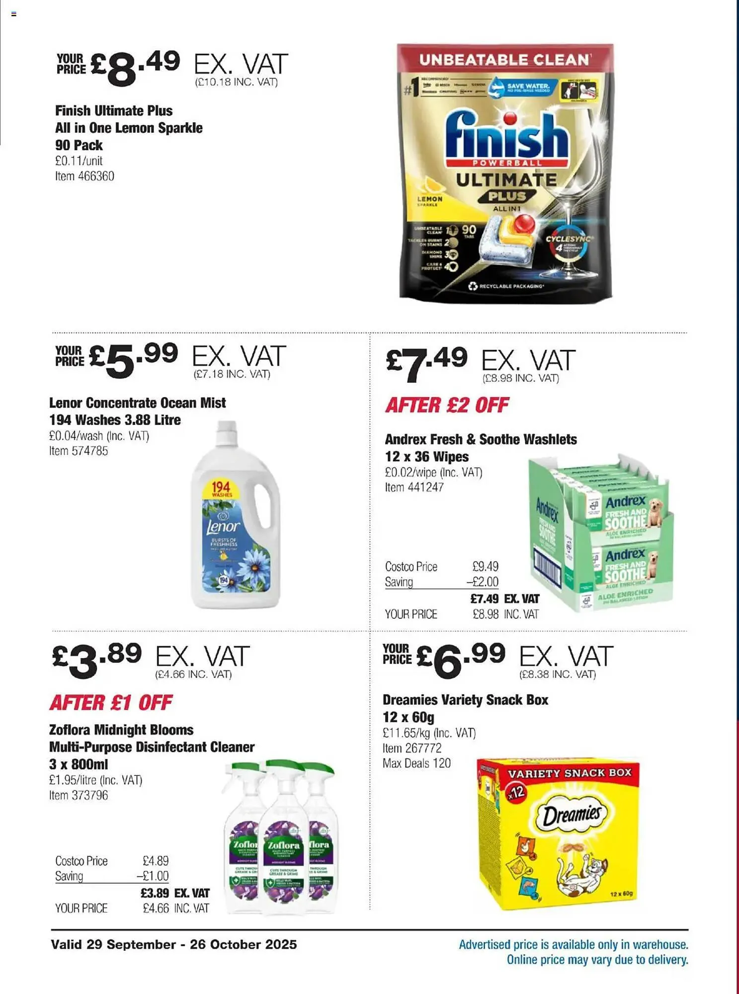 Costco leaflet from 29 September to 26 October 2025 - Catalogue Page 26