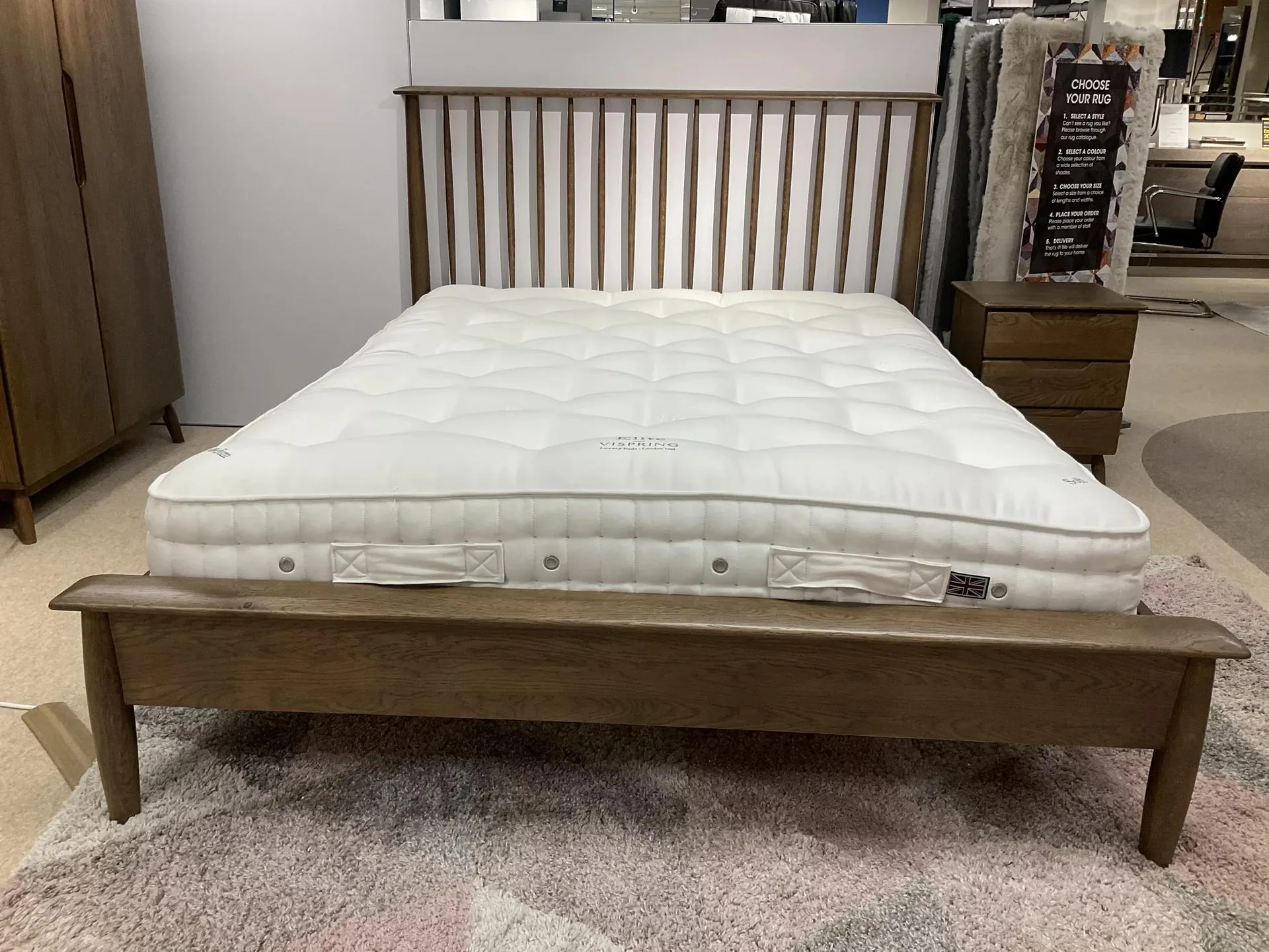 Vispring Stockholm 5ft Bedframe and 5ft vi-spring mattress