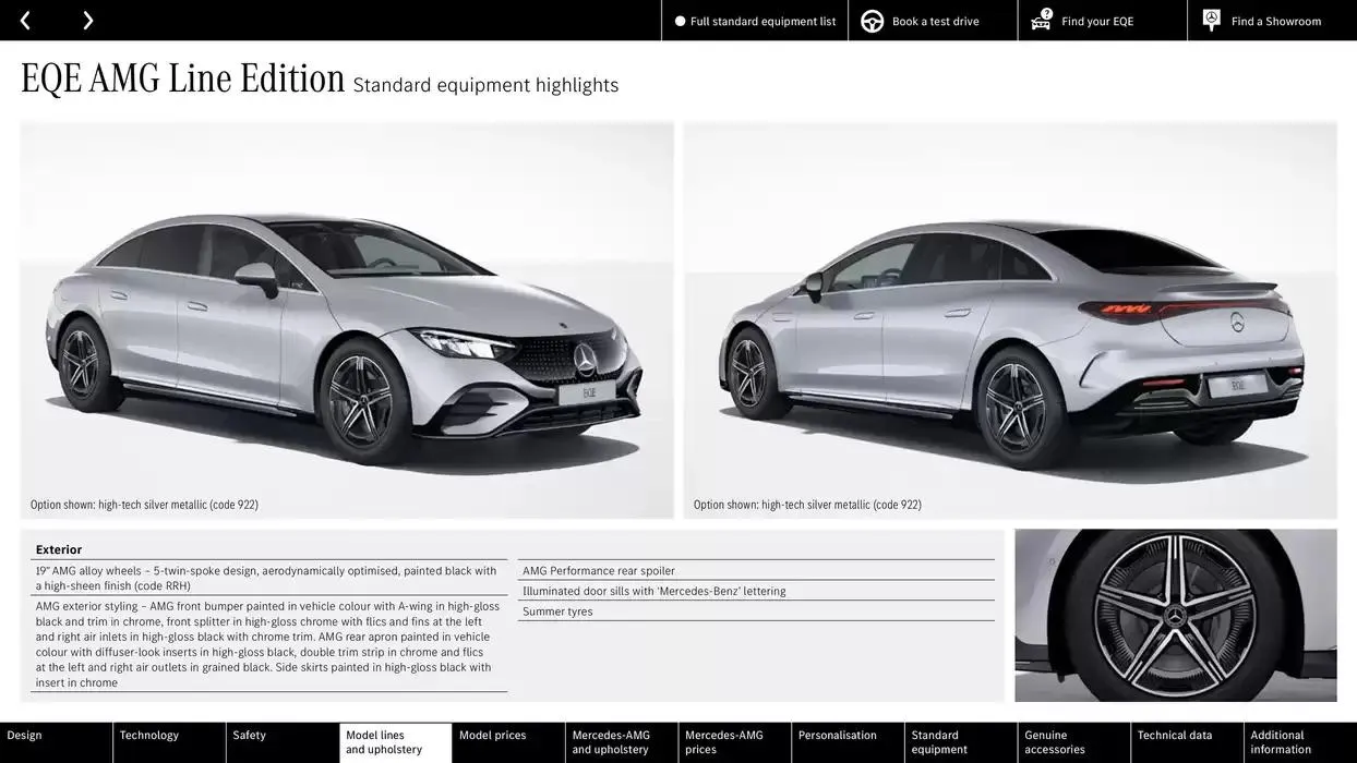 Mercedes Benz EQE Saloon from 24 October to 24 October 2025 - Catalogue Page 26