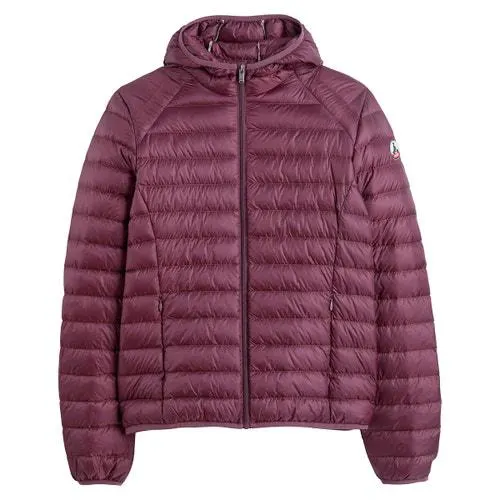 Short Mid-Season Padded Jacket with Hood