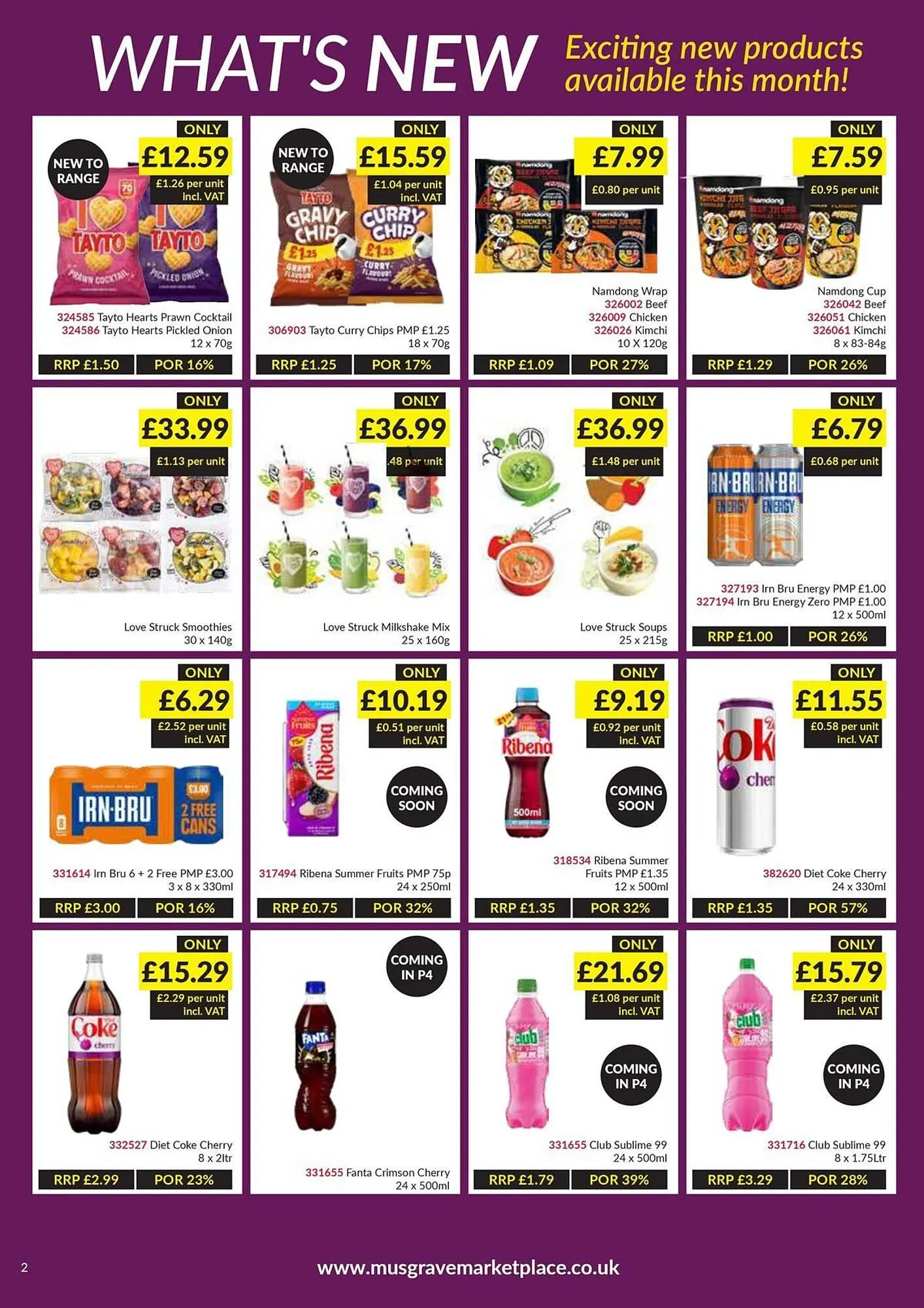 Musgrave MarketPlace leaflet from 16 February to 8 March 2026 - Catalogue Page 2