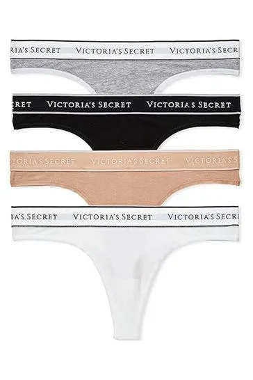 Stretch Cotton Logo Multipack Knickers