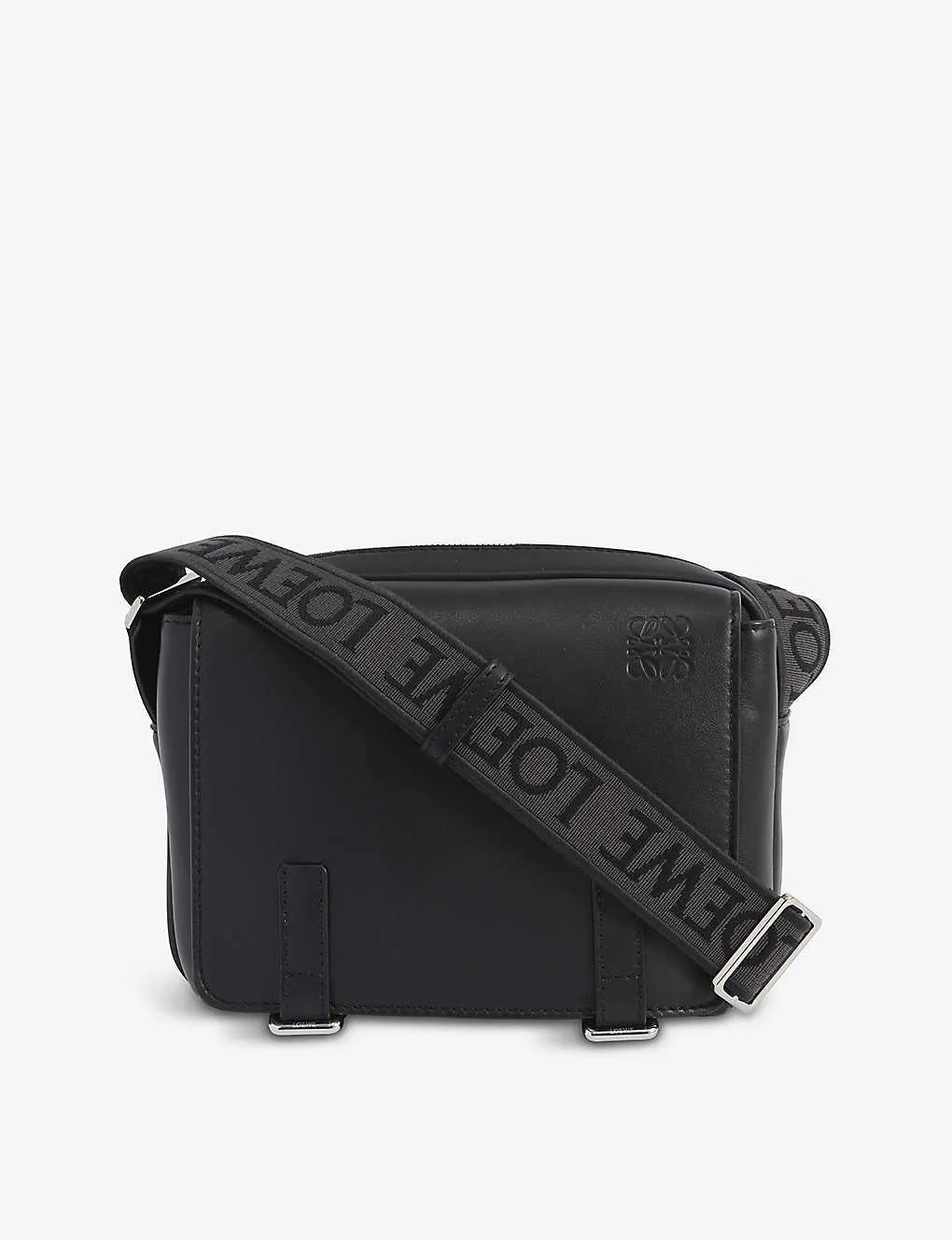 Military extra-small leather cross-body bag