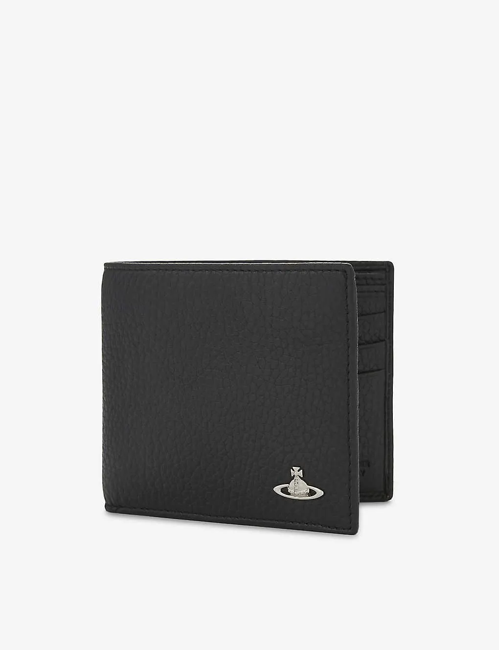 Milano grained leather billfold wallet