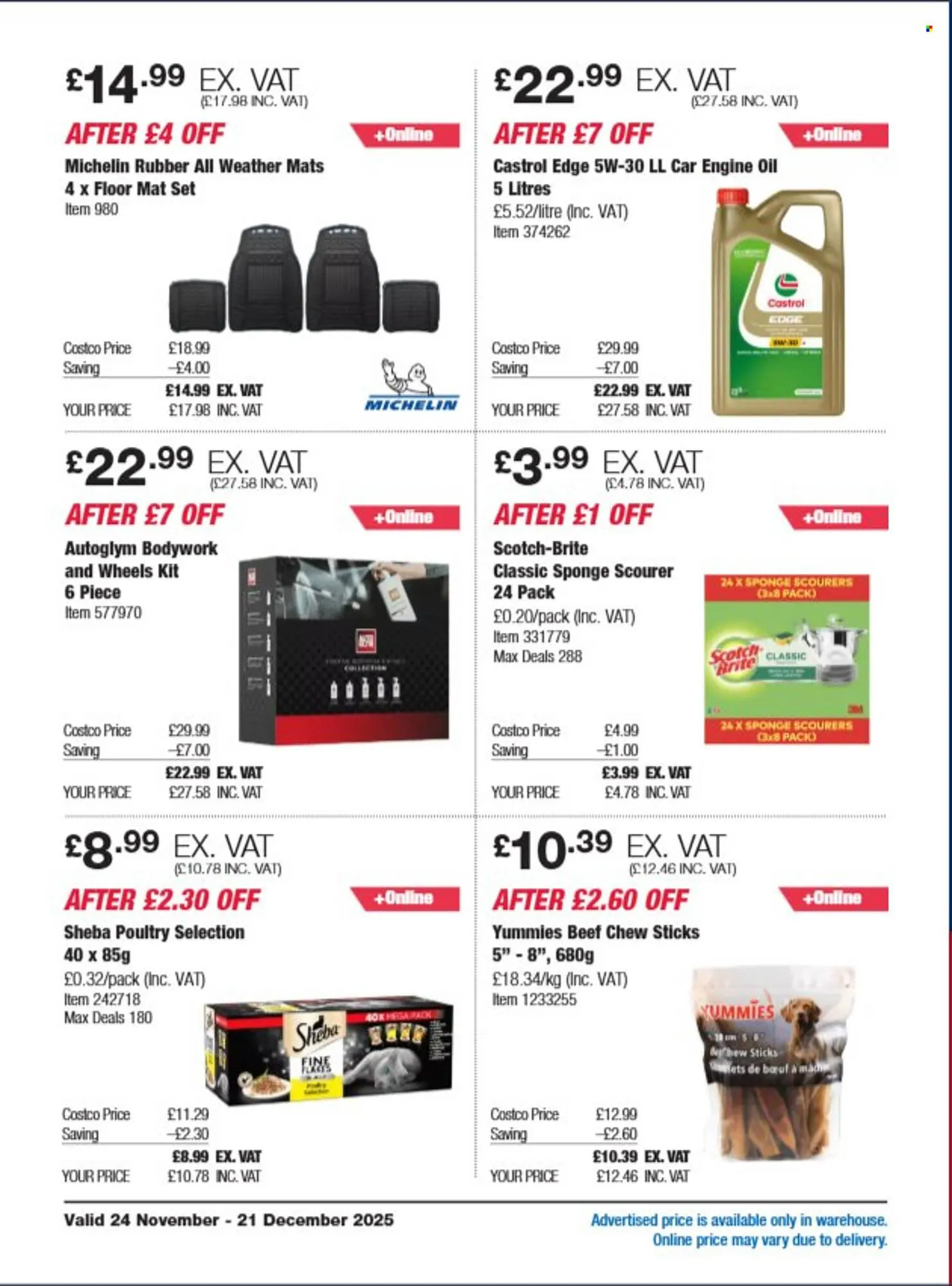 Costco leaflet from 24 November to 21 December 2025 - Catalogue Page 32