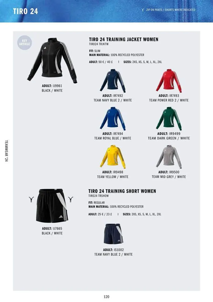 Adidas Teamwear 2024 from 11 March to 31 December 2024 - Catalogue Page 120