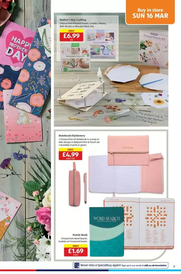 Aldi weekly offers from 13 March to 16 March 2025 - Catalogue Page 21