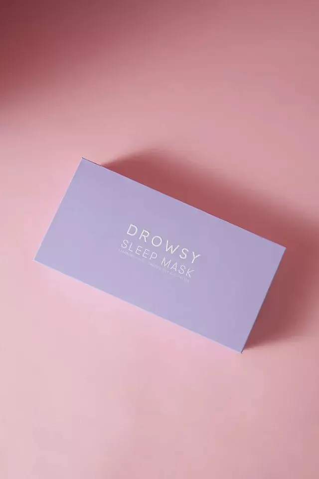 Drowsy Padded Blackout Silk Eye Mask