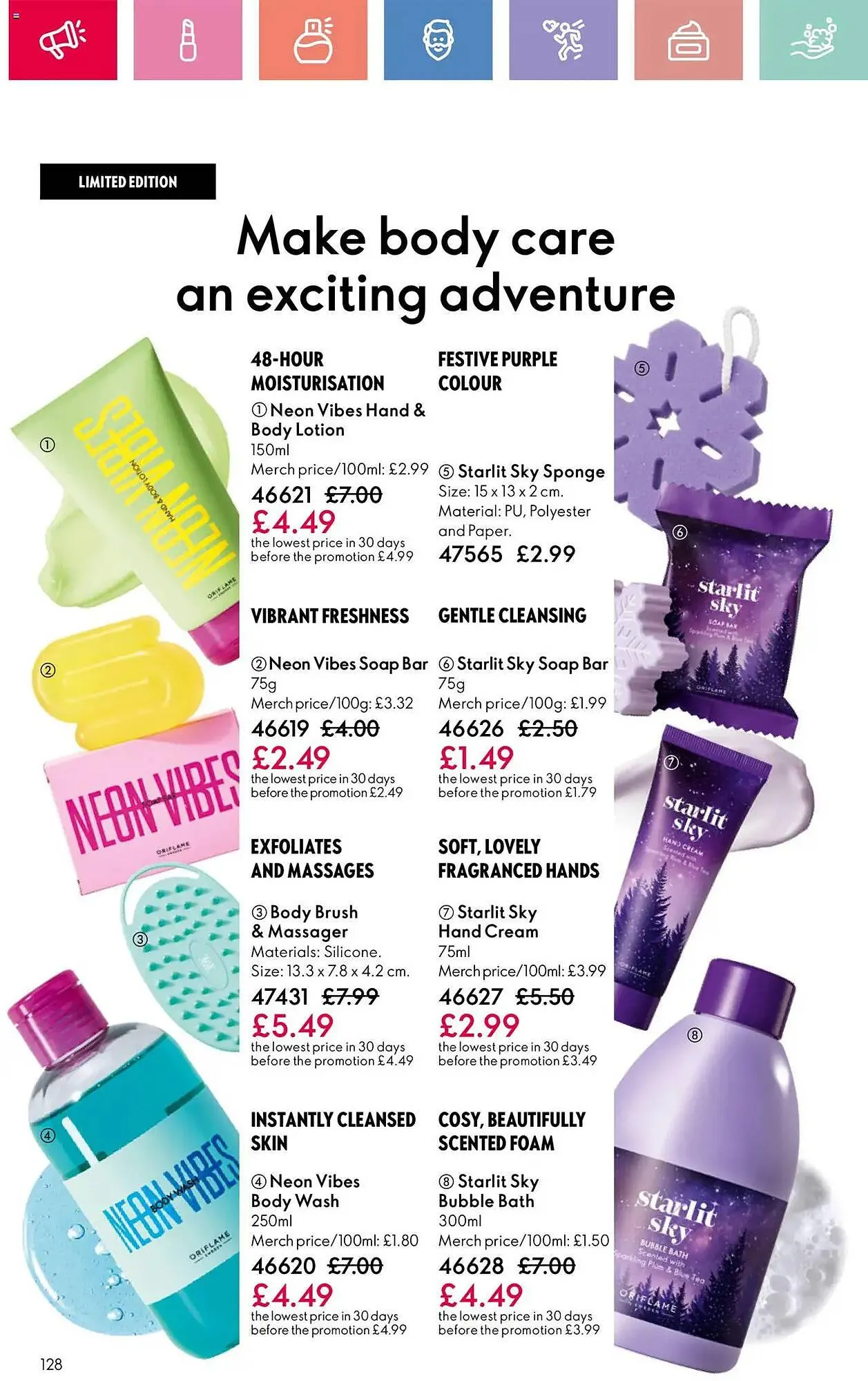 Oriflame leaflet from 17 April to 7 May 2025 - Catalogue Page 128