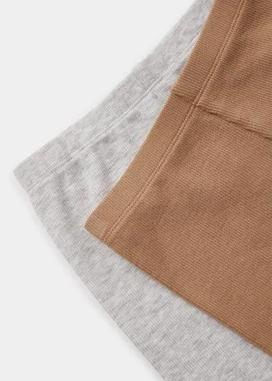 Boys 2 Pack Ribbed Leggings (9mths-6yrs) - Age 12 - 18 Months