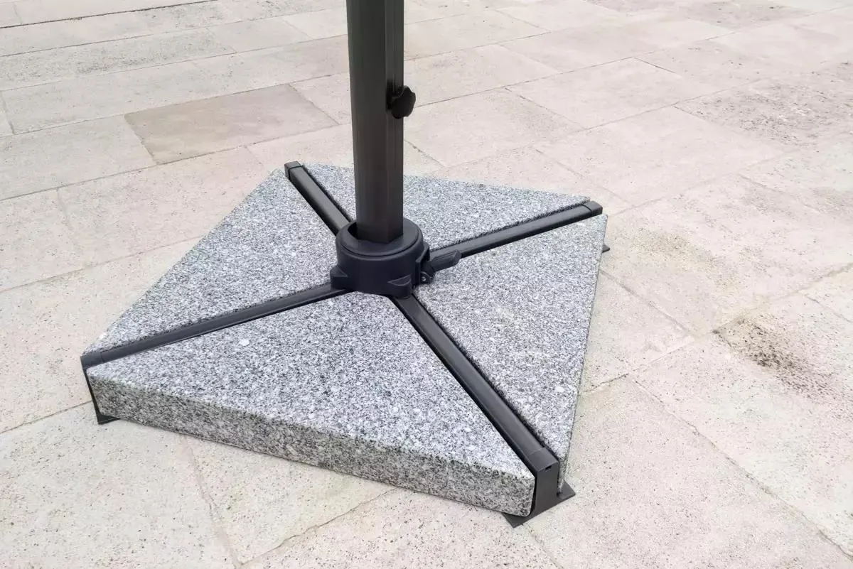 Truro Square 3m Cantilever Parasol - Grey