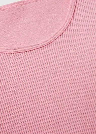 Girls Pink Seamless Long Sleeve Top (7-15yrs) - Large