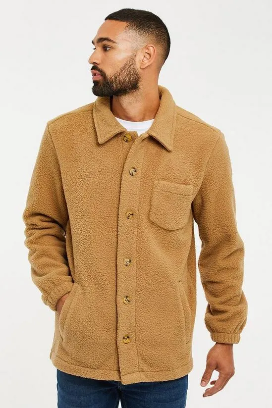 'Alfred' Borg Button Through Shacket