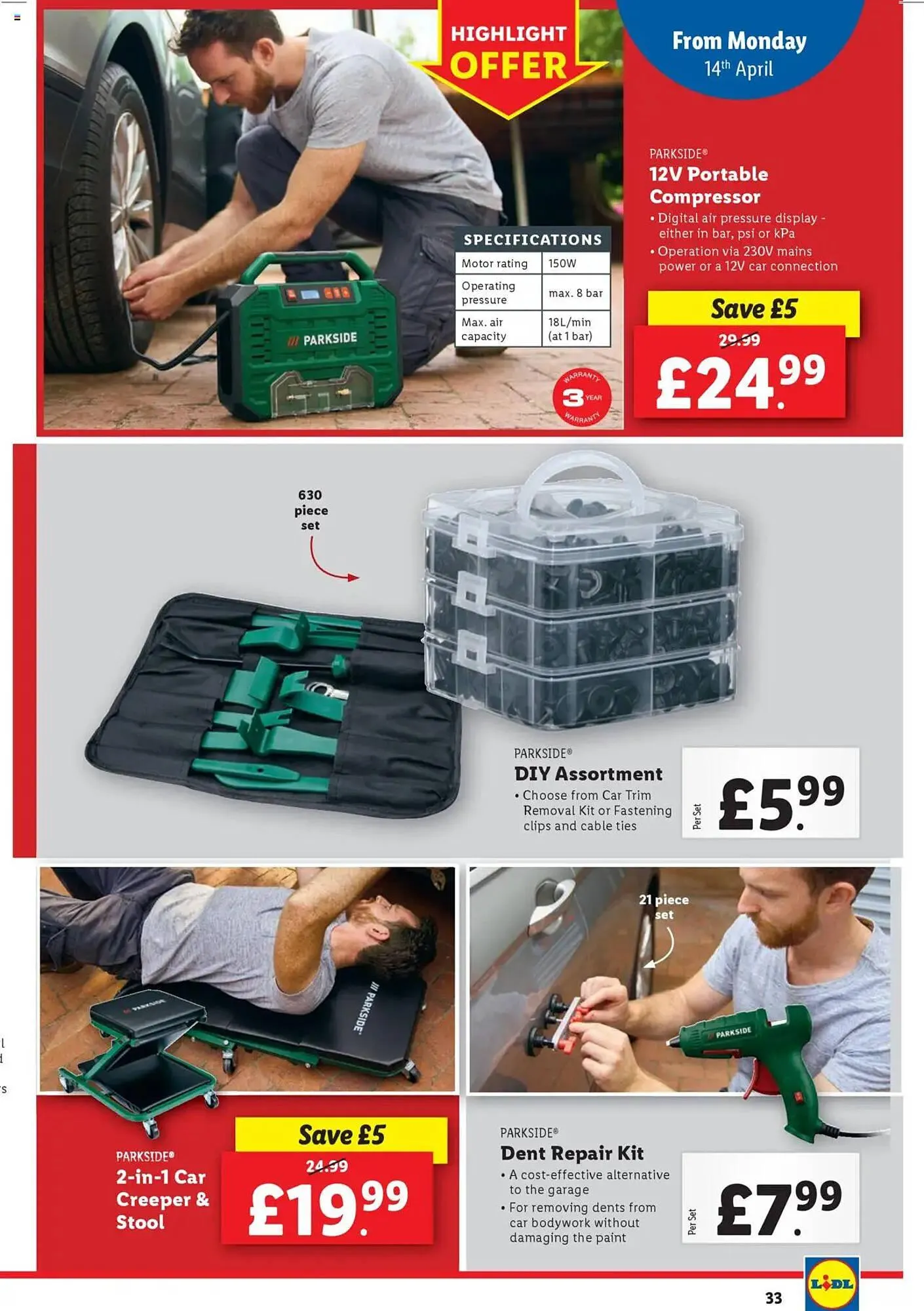 Lidl leaflet from 10 April to 16 April 2025 - Catalogue Page 33