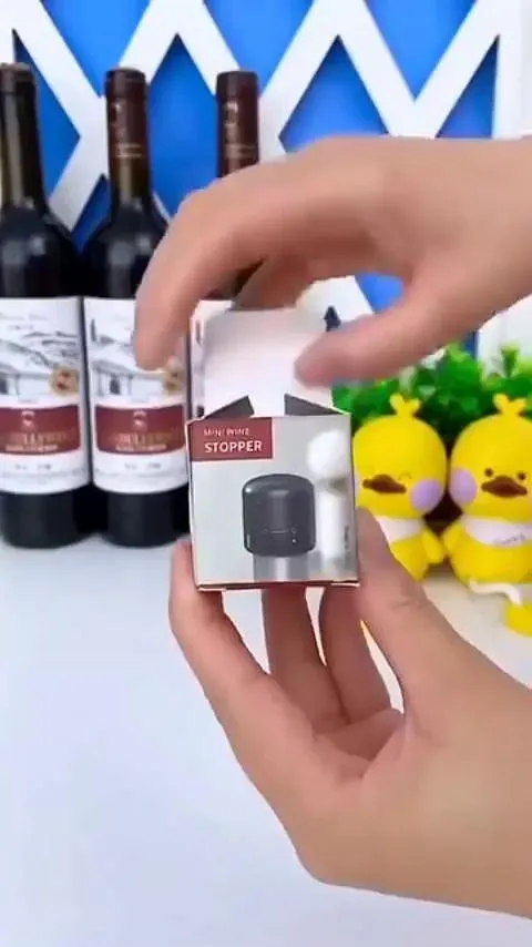 siliconen verzegelde wijn, bier, champagne stop, rode wijn fles dop stop, siliconen verzegelde champagne flessenstop, compacte conservering wijnstopper, bargereedschap