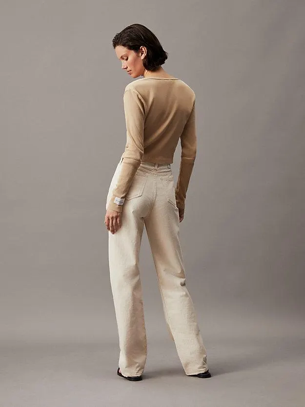 High Rise Straight Carpenter Jeans