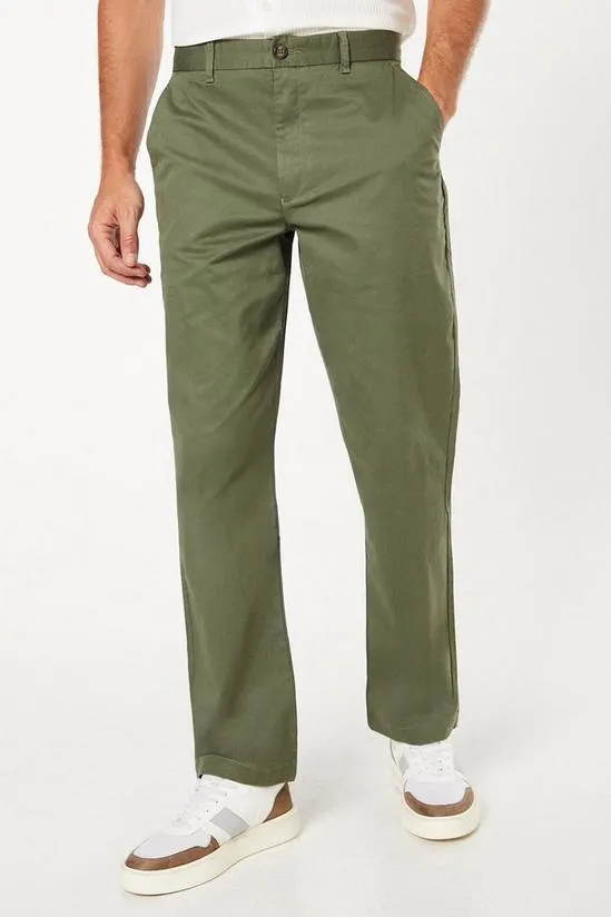 Straight Fit Chino Trousers