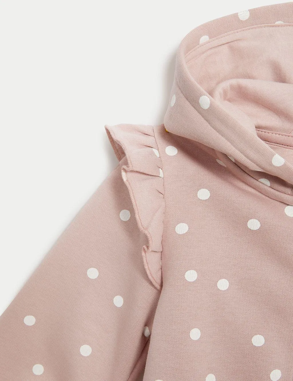 Cotton Rich Spot Hoodie (0-3 Yrs)