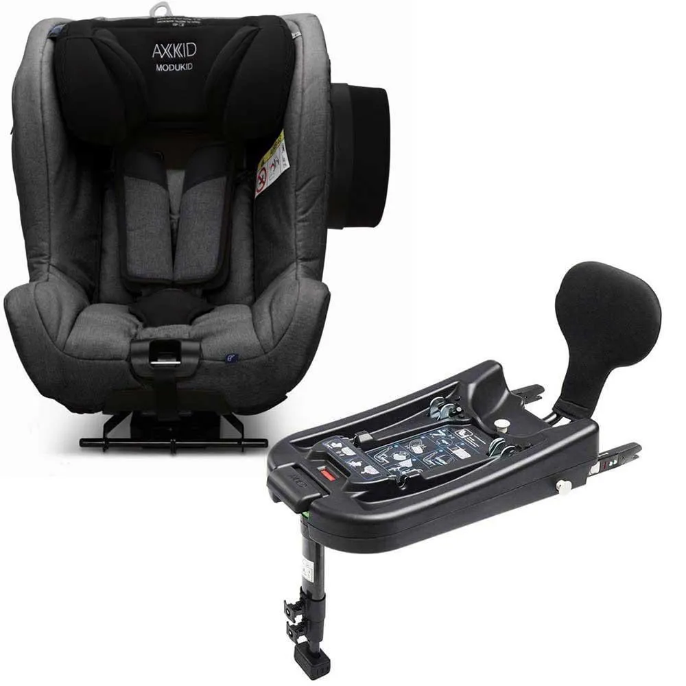 Axkid Modukid i-Size Car Seat & Base Granite Melange