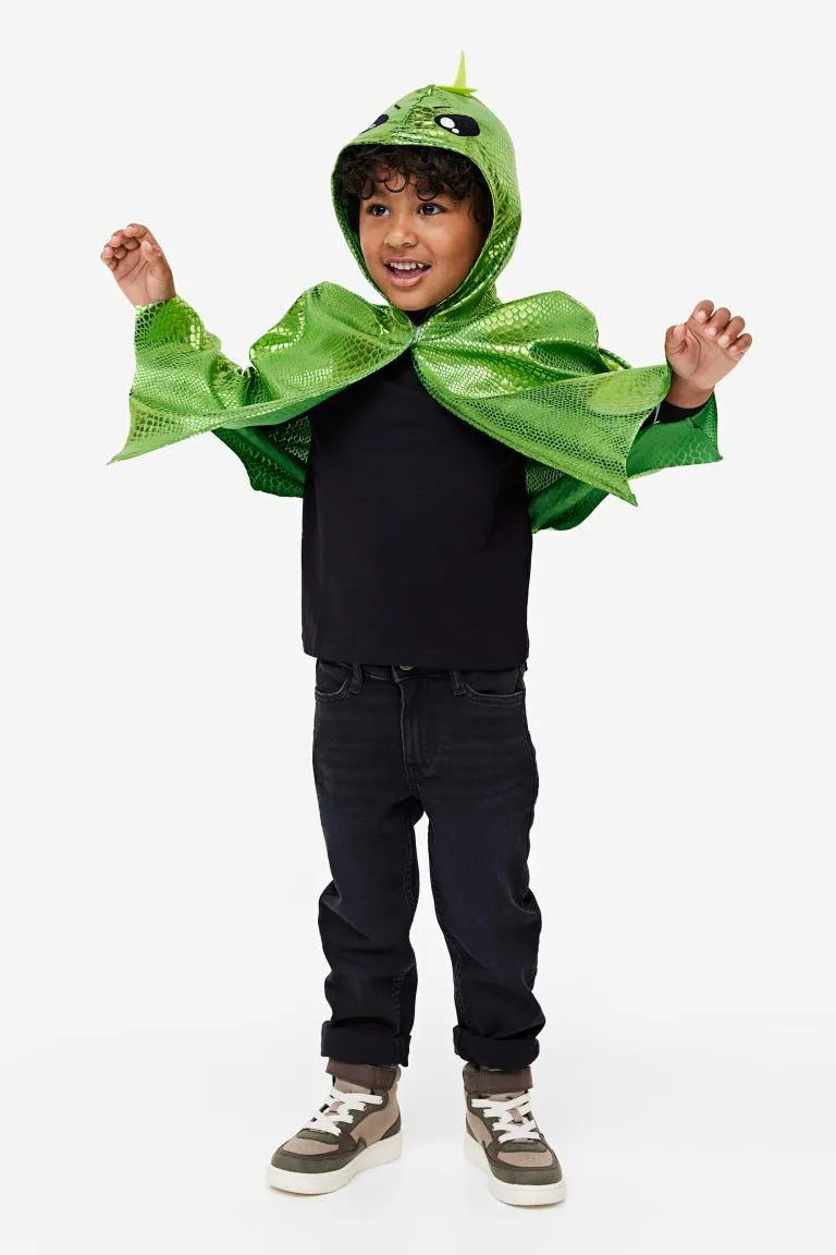 Shimmering fancy dress cape