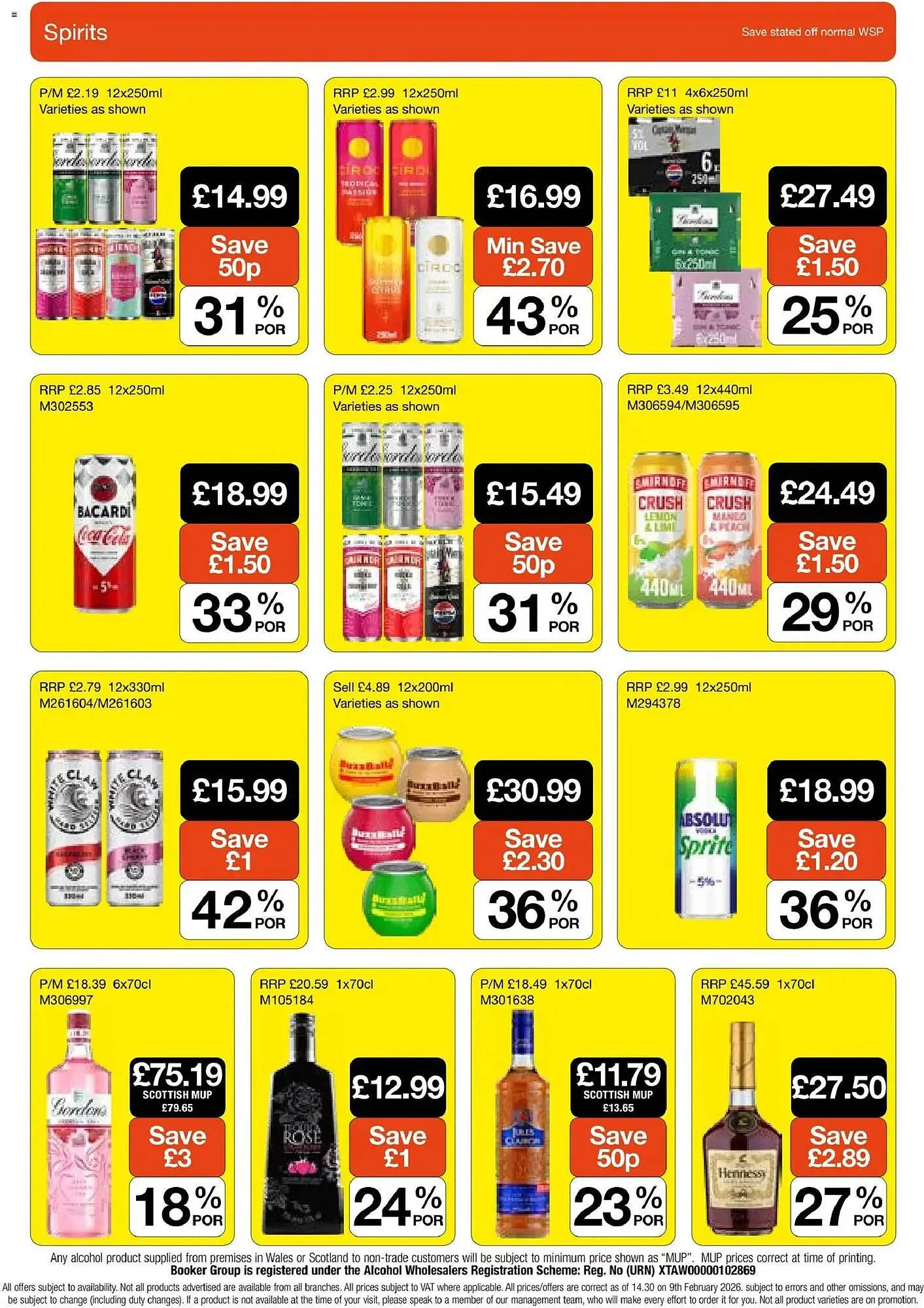 Booker Wholesale brochure from 4 March to 24 March 2026 - Catalogue Page 20