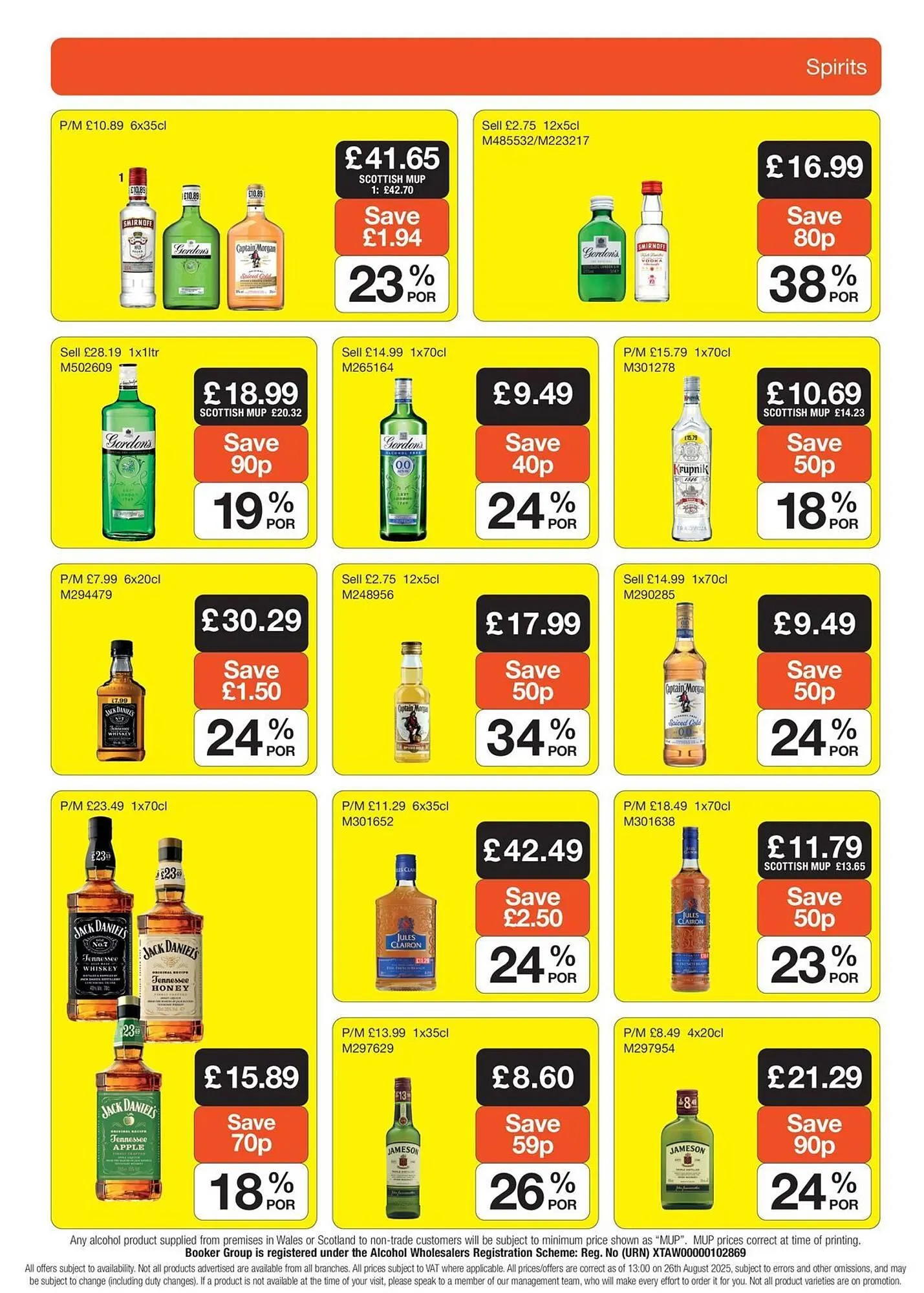 Booker Wholesale brochure from 10 September to 7 October 2025 - Catalogue Page 19