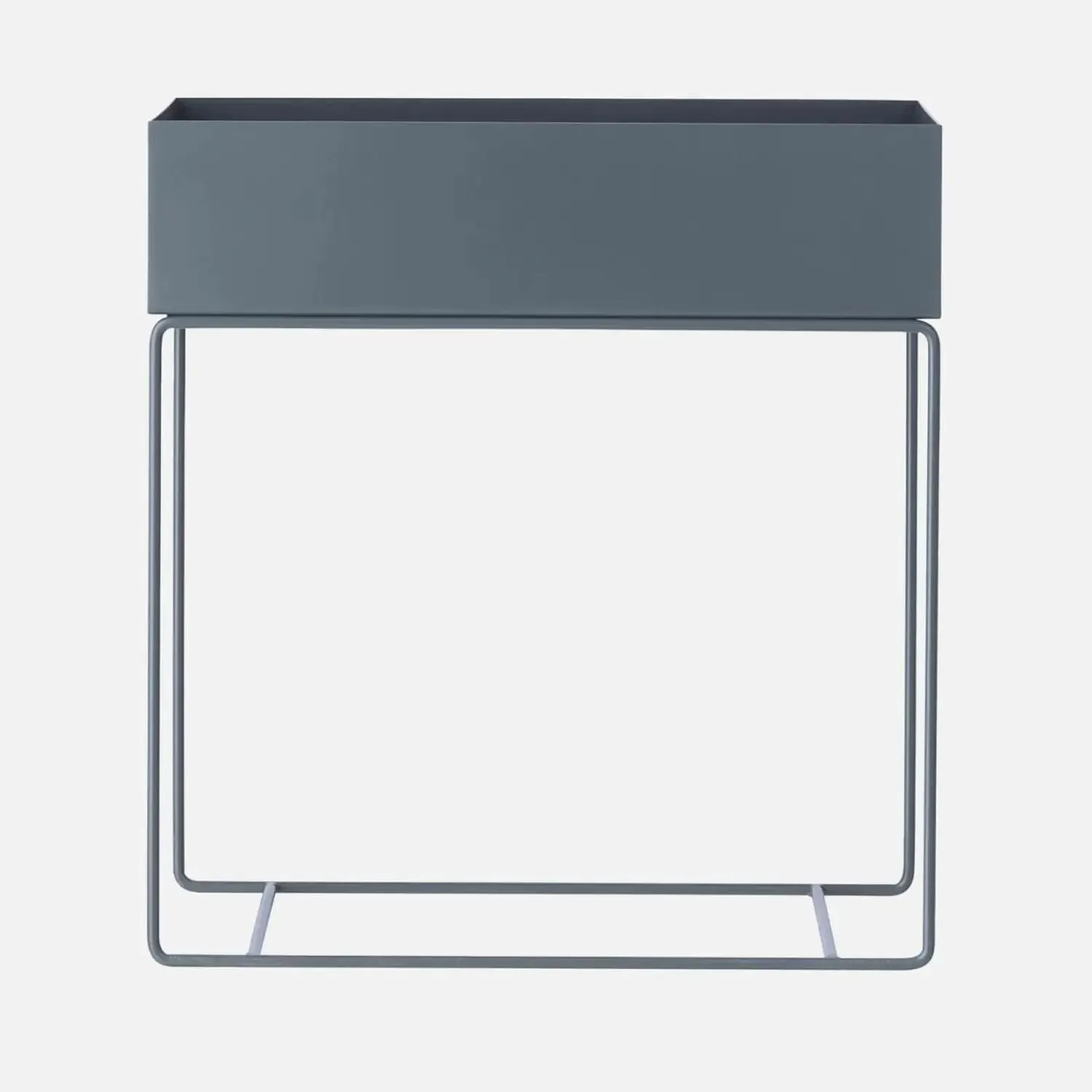 Ferm Living Plant Box and Side Table - Dark Grey