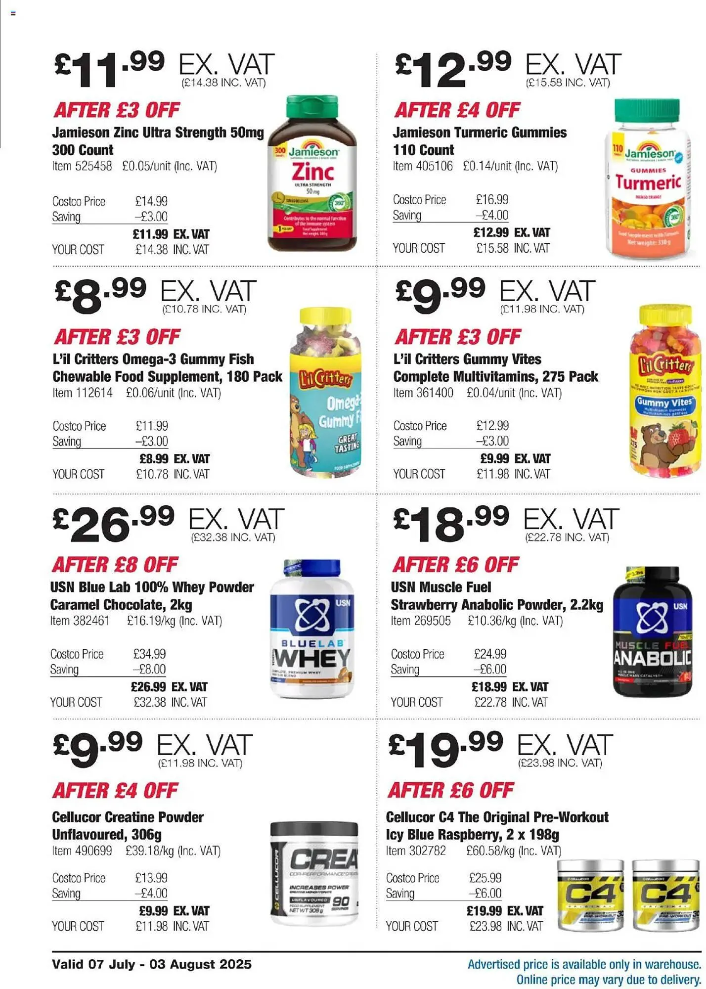 Costco leaflet from 7 July to 3 August 2025 - Catalogue Page 18