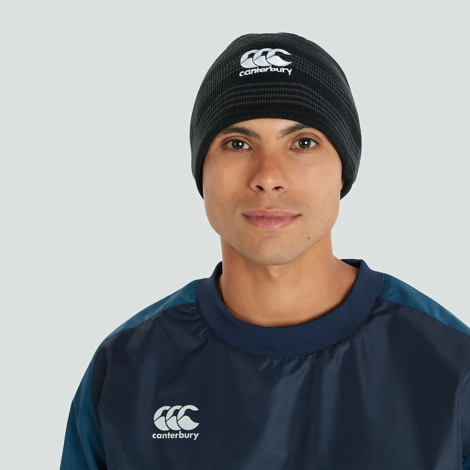 ADULT UNISEX CANTERBURY BEANIE BLACK