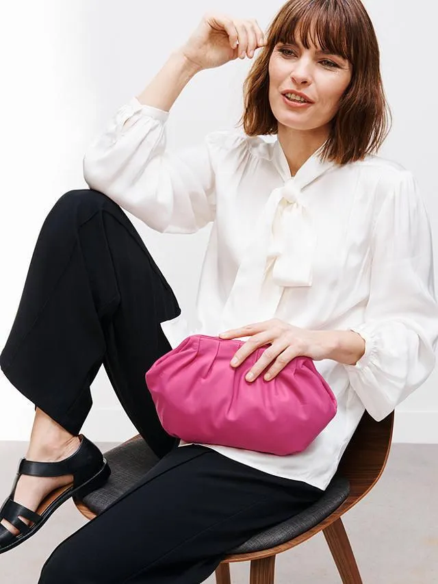 Cloud Leather Clutch Bag