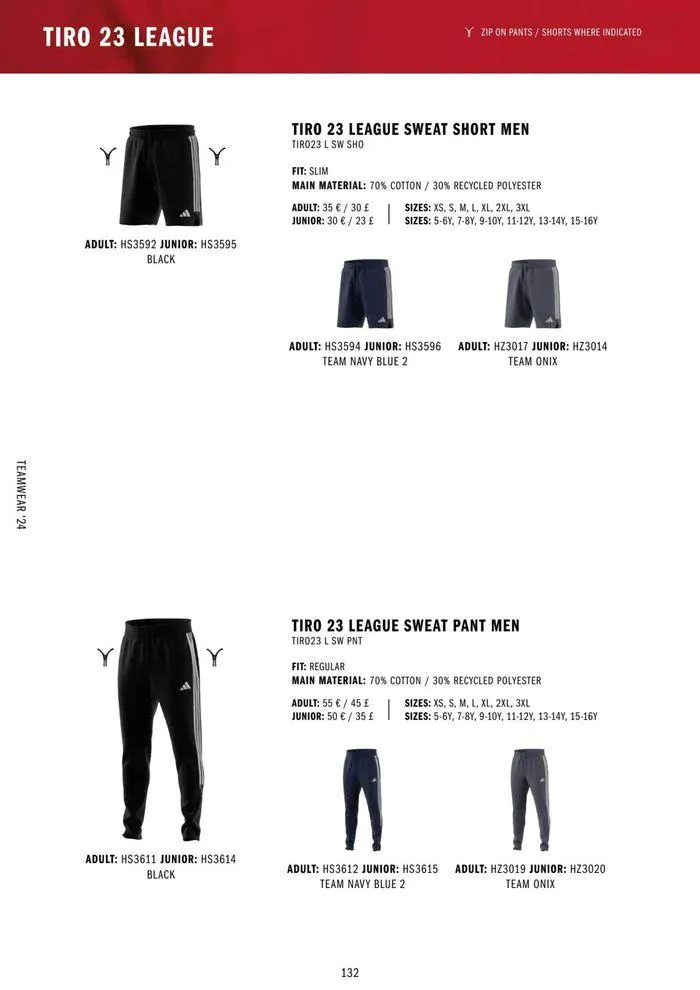Adidas Teamwear 2024 from 11 March to 31 December 2024 - Catalogue Page 132
