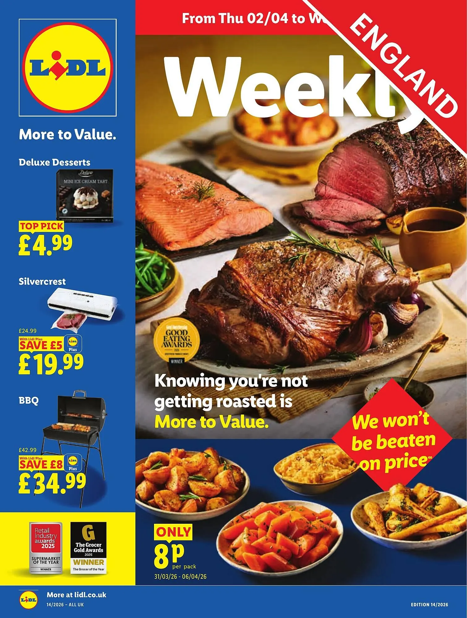 Lidl leaflet from 2 April to 8 April 2026 - Catalogue Page 1