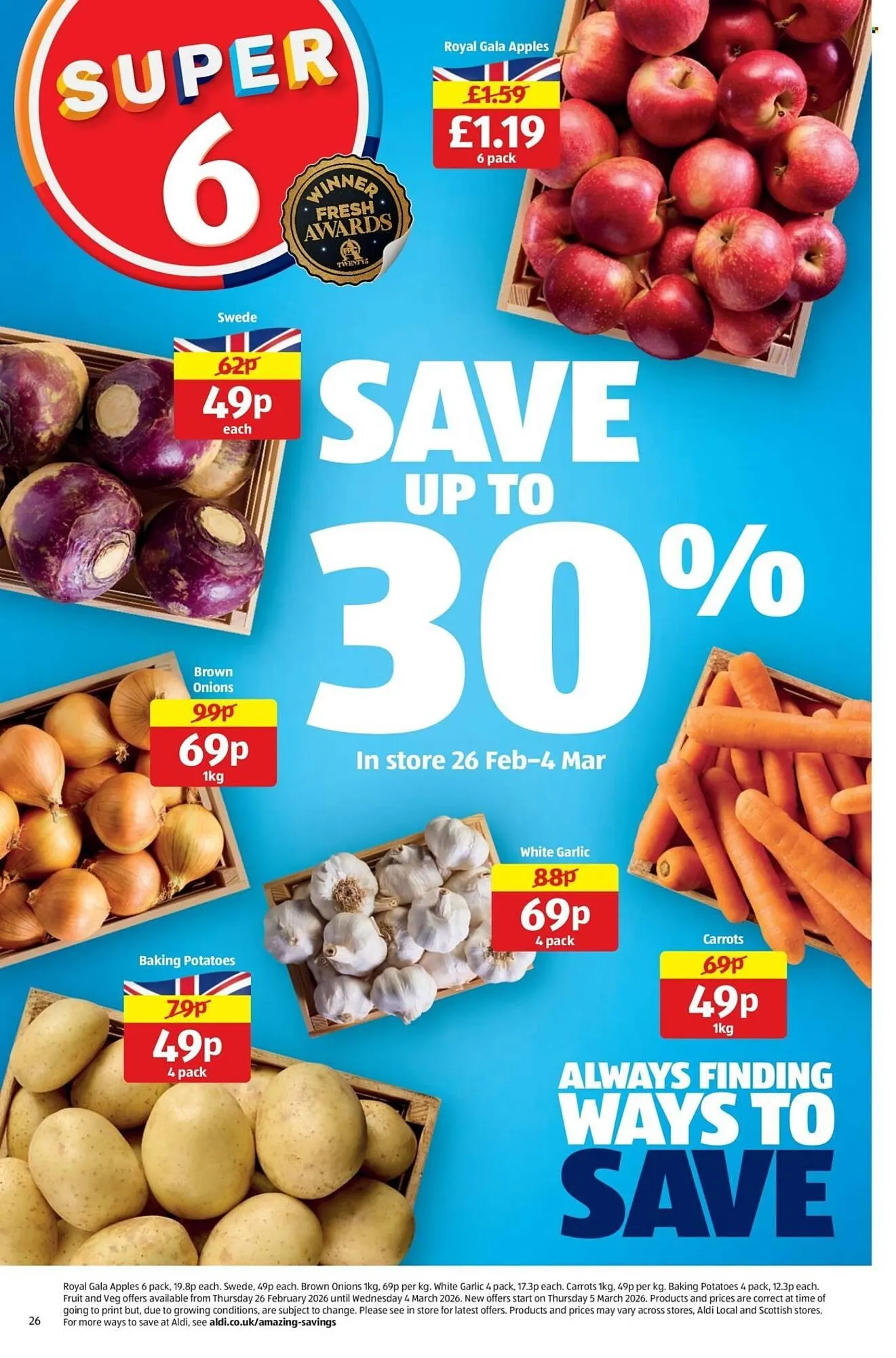 Aldi leaflet from 26 February to 26 February 2026 - Catalogue Page 26