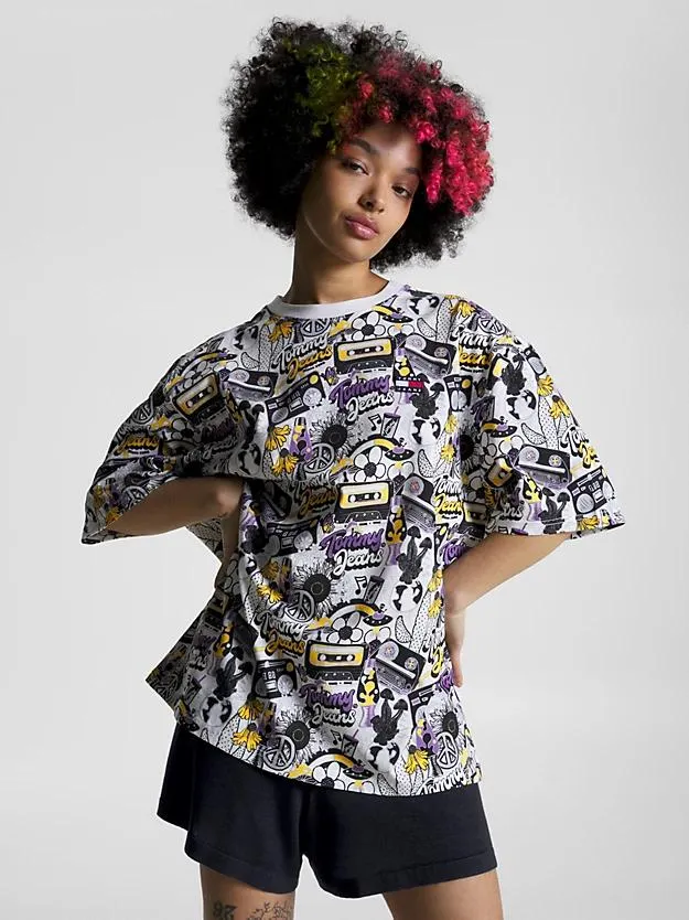 Tommy Jeans x Festival All-Over Print Dual Gender T-Shirt