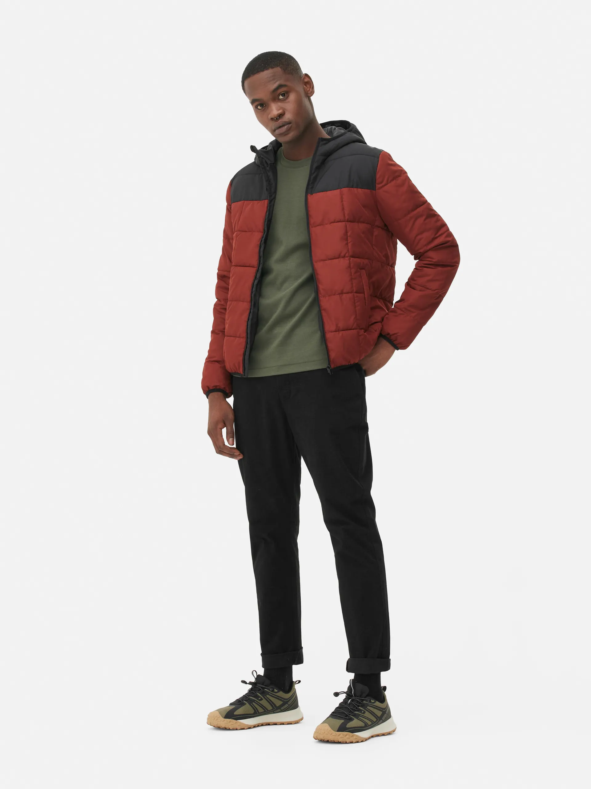 Casaco acolchoado curto