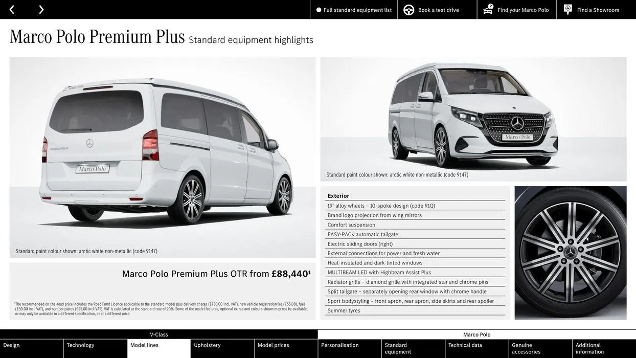 Mercedes Benz V-Class from 13 September to 13 September 2025 - Catalogue Page 37